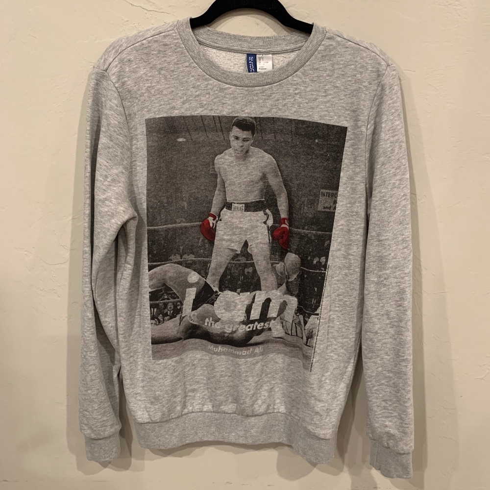 Divided Men's Retro Style Muhammad Ali Sweatshirt